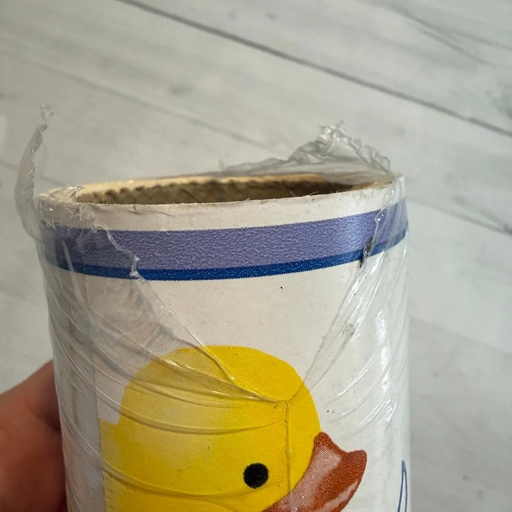 Bath accessories Target 2004 resin duck wallpaper border 15ft one roll NEW